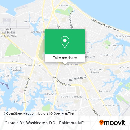 Captain D's map