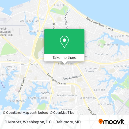 D Motors map