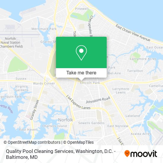 Mapa de Quality Pool Cleaning Services