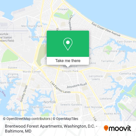 Brentwood Forest Apartments map