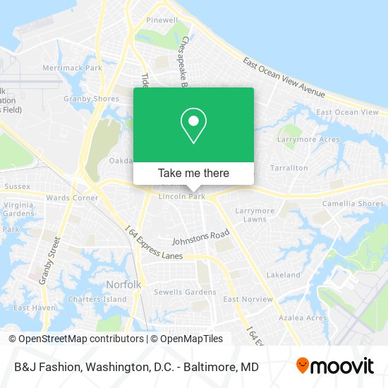 B&J Fashion map