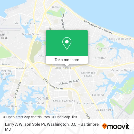 Larry A Wilson Sole Pr map