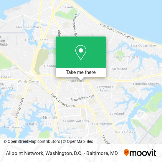 Allpoint Network map