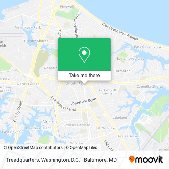Treadquarters map
