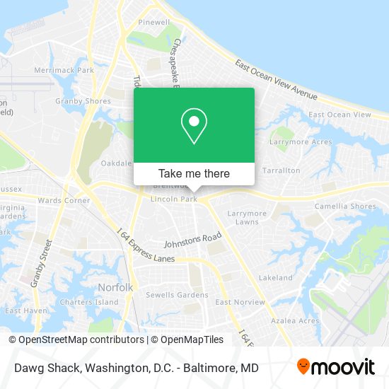 Mapa de Dawg Shack