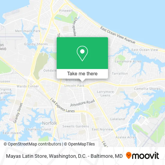 Mayas Latin Store map