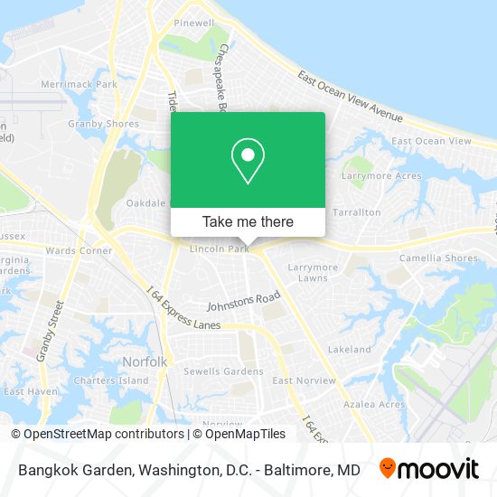 Mapa de Bangkok Garden