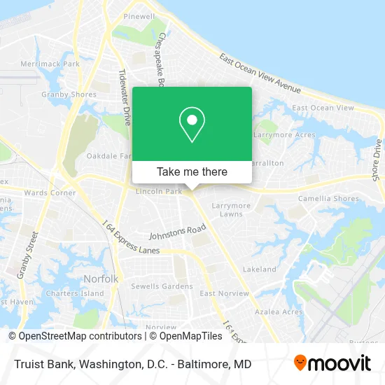 Truist Bank map