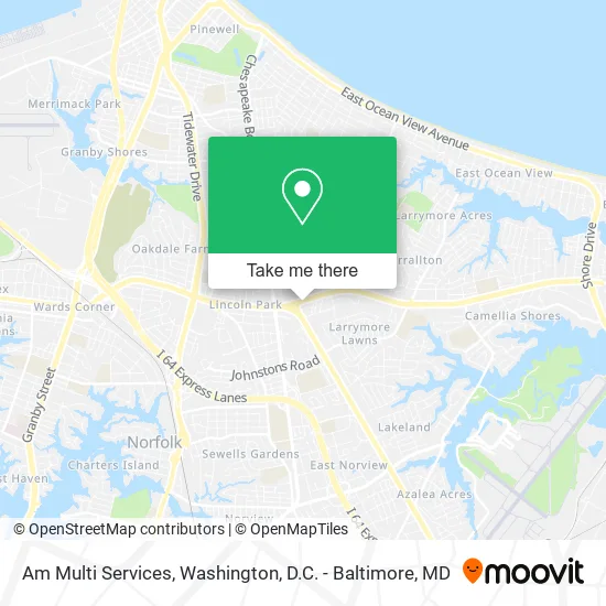 Mapa de Am Multi Services