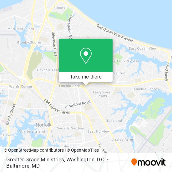 Greater Grace Ministries map