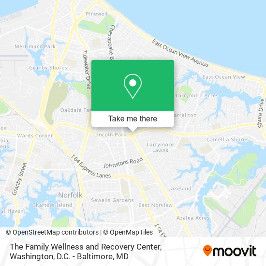 Mapa de The Family Wellness and Recovery Center