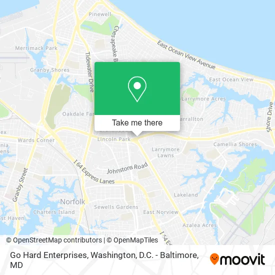 Go Hard Enterprises map
