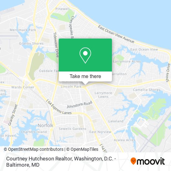 Courtney Hutcheson Realtor map