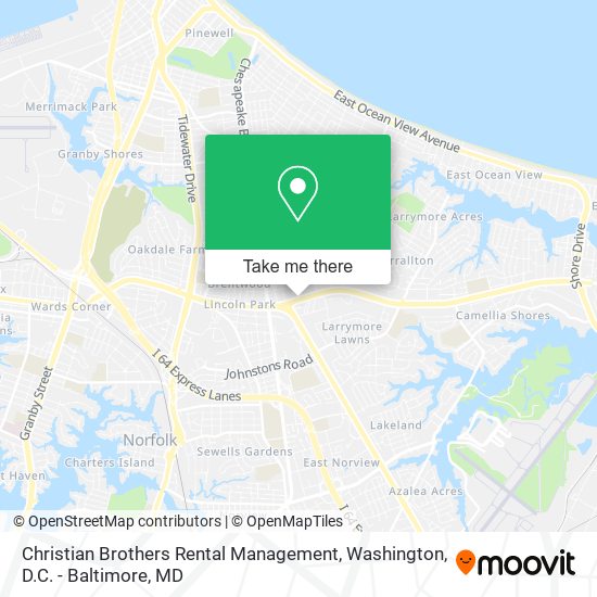Christian Brothers Rental Management map