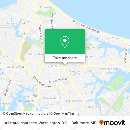 Allstate Insurance map
