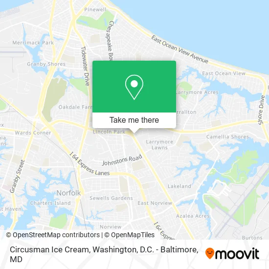 Circusman Ice Cream map