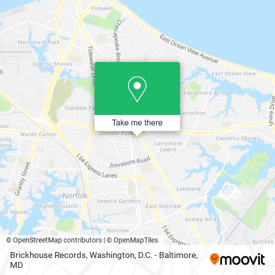 Brickhouse Records map
