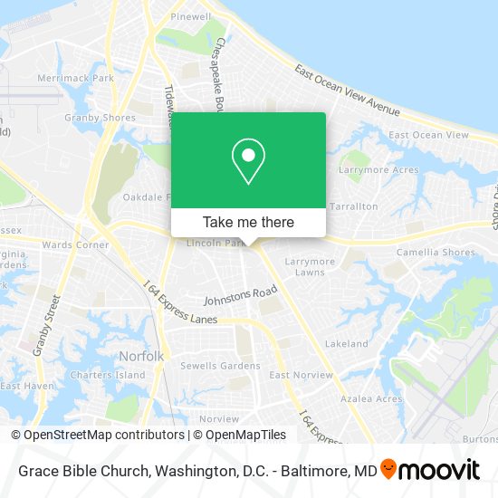 Grace Bible Church map