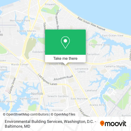Environmental Building Services map