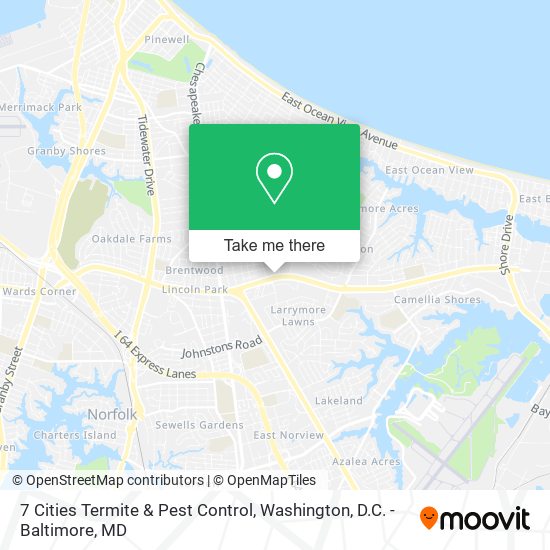 Mapa de 7 Cities Termite & Pest Control