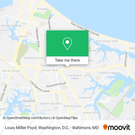 Mapa de Louis Miller Psyd