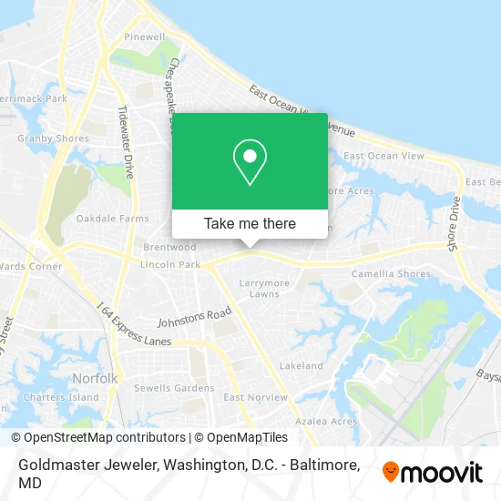 Goldmaster Jeweler map