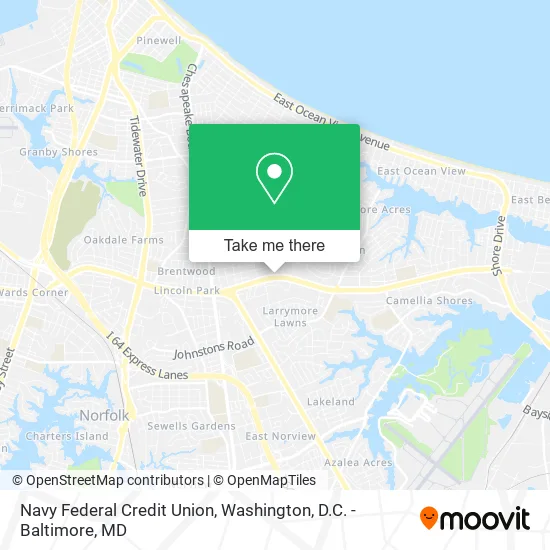 Navy Federal Credit Union map