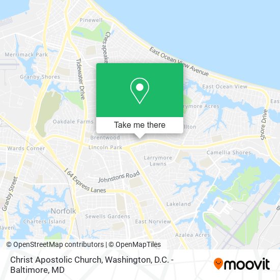 Christ Apostolic Church map