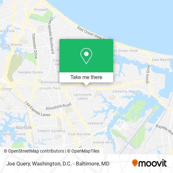 Joe Query map