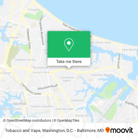 Tobacco and Vape map