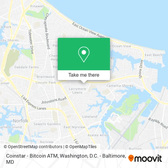 Coinstar - Bitcoin ATM map