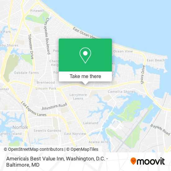 America's Best Value Inn map