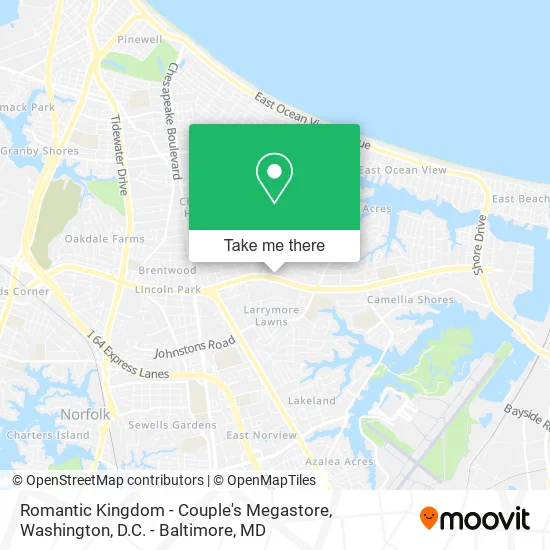 Mapa de Romantic Kingdom - Couple's Megastore