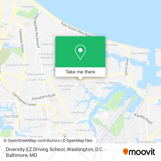 Diversity EZ Driving School map