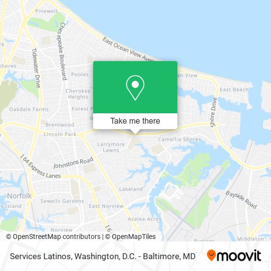 Services Latinos map