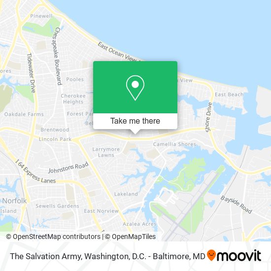 Mapa de The Salvation Army