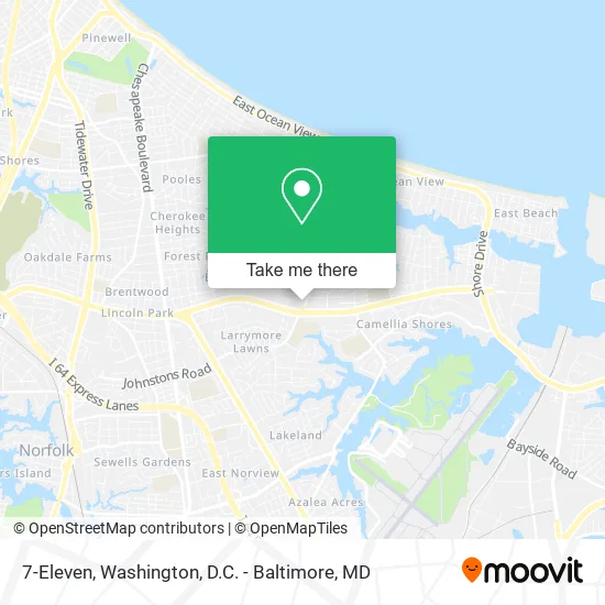 Mapa de 7-Eleven