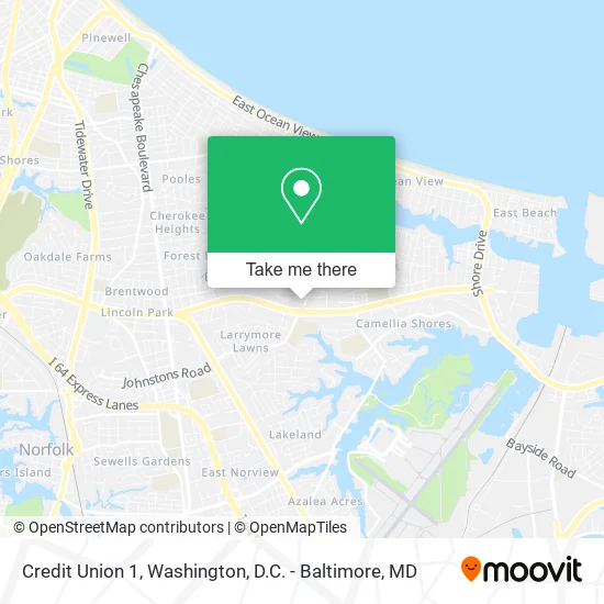 Credit Union 1 map
