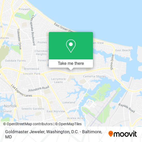 Goldmaster Jeweler map