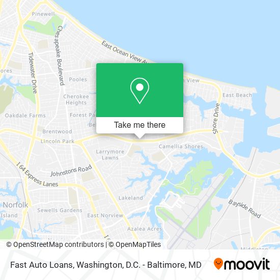 Fast Auto Loans map