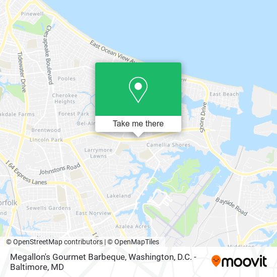 Megallon's Gourmet Barbeque map