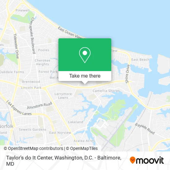 Mapa de Taylor's do It Center