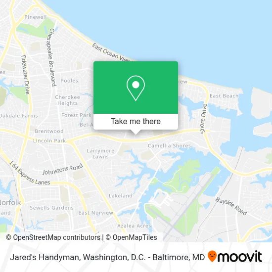 Jared's Handyman map