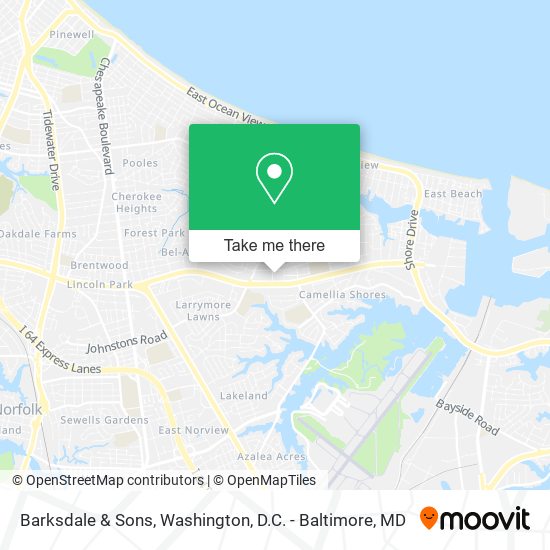 Mapa de Barksdale & Sons