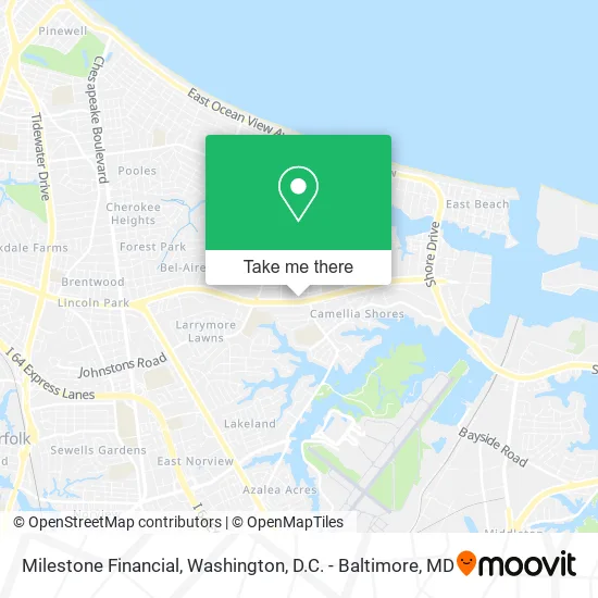 Milestone Financial map