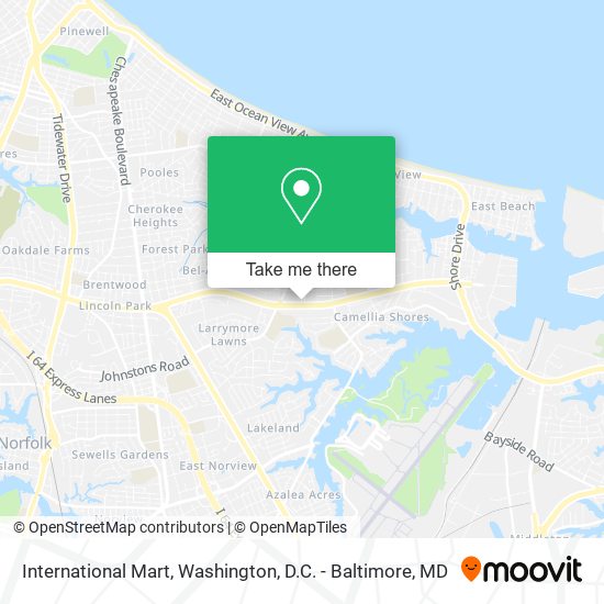 Mapa de International Mart