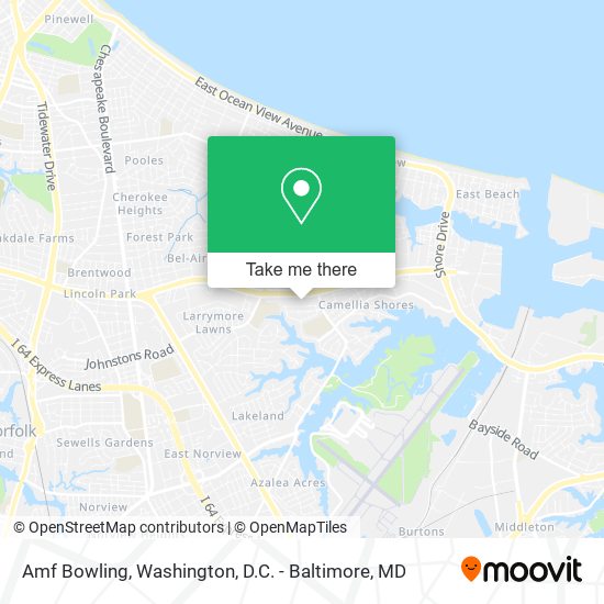 Amf Bowling map