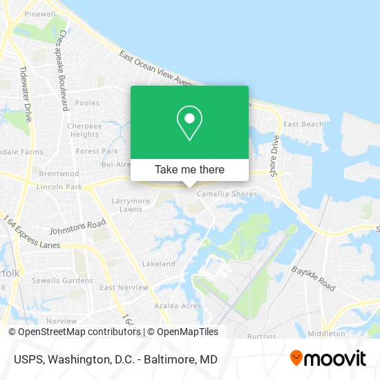 USPS map