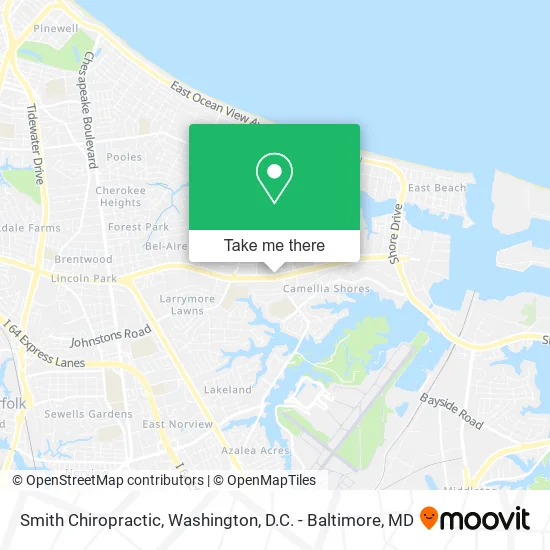 Smith Chiropractic map