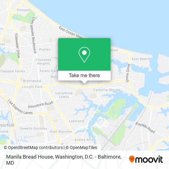 Mapa de Manila Bread House